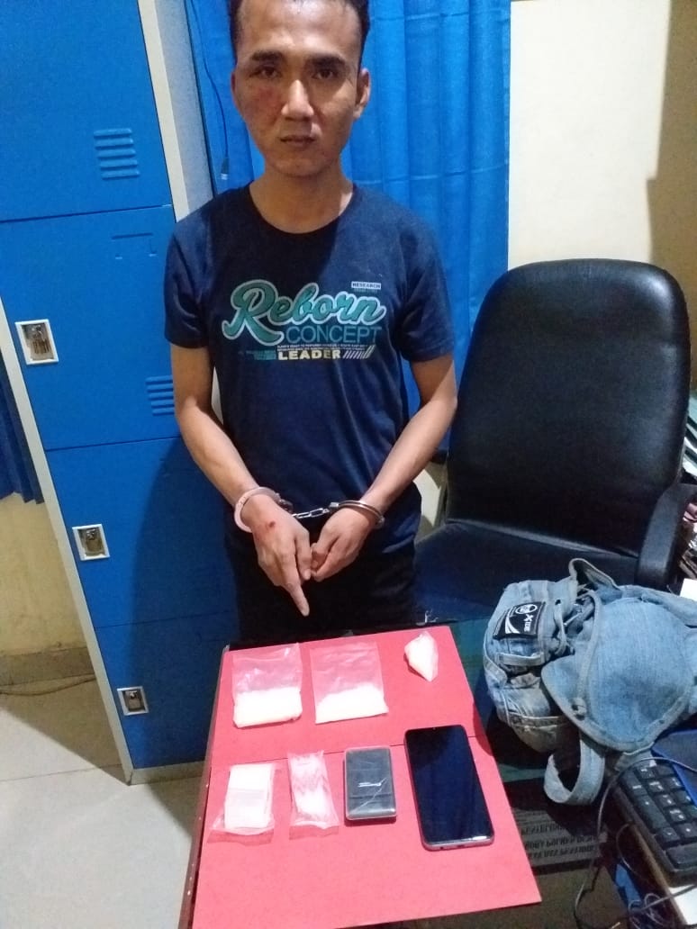 Tim Opsnal Sat Res Narkoba Polres Dumai kembali berhasil membekuk seorang Pengedar Narkotika