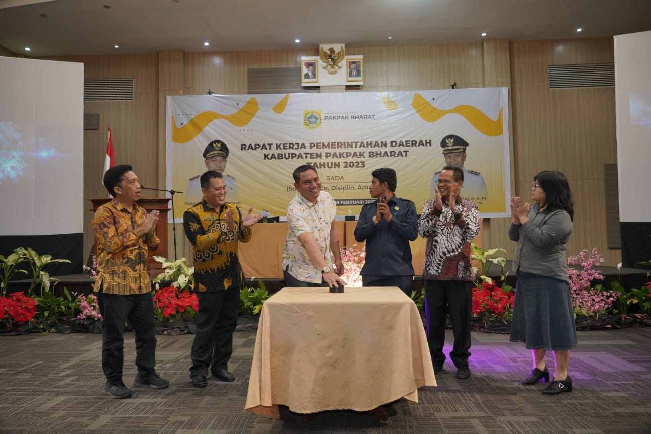 BUKA RAKERDA PAKPAK BHARAT 2023 BEGINI PESAN BUPATI