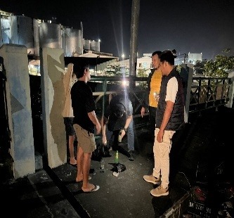 Polres Dumai Melalui Satuan Reserse Kriminal Melaksanakan Kegiatan Rutin Geng Motor