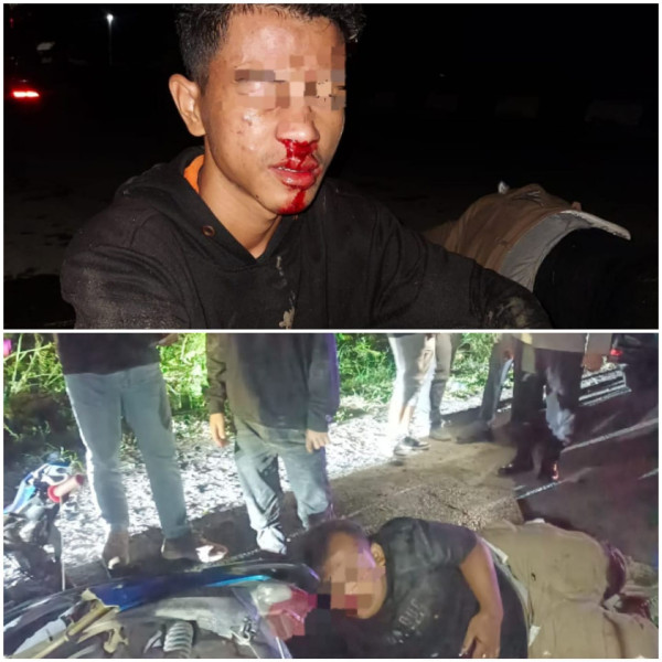 Tim Gabungan Polres Binjai bersama Kodim 0203 Langkat Amankan 2 Geng Motor