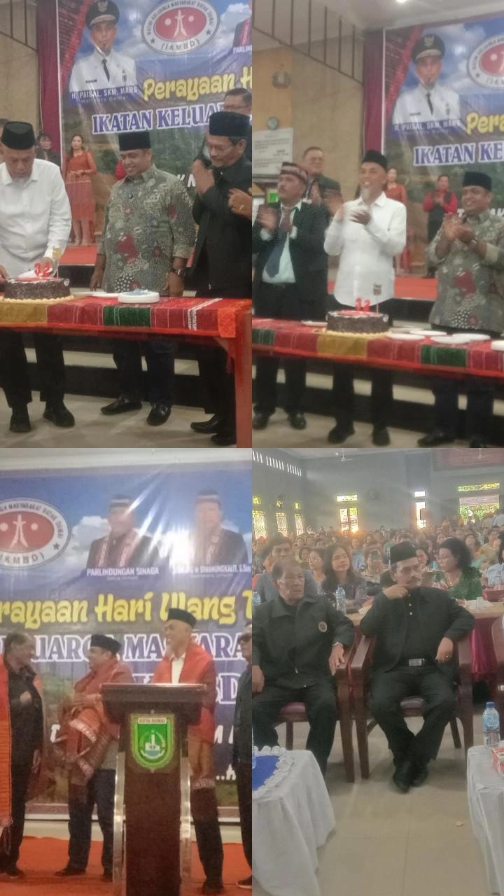 Ikatan Masyarakat Batak Dumai Rayakan HUT 32,  Parlindungan Sinaga Sambut Hangat Kehadiran Walikota