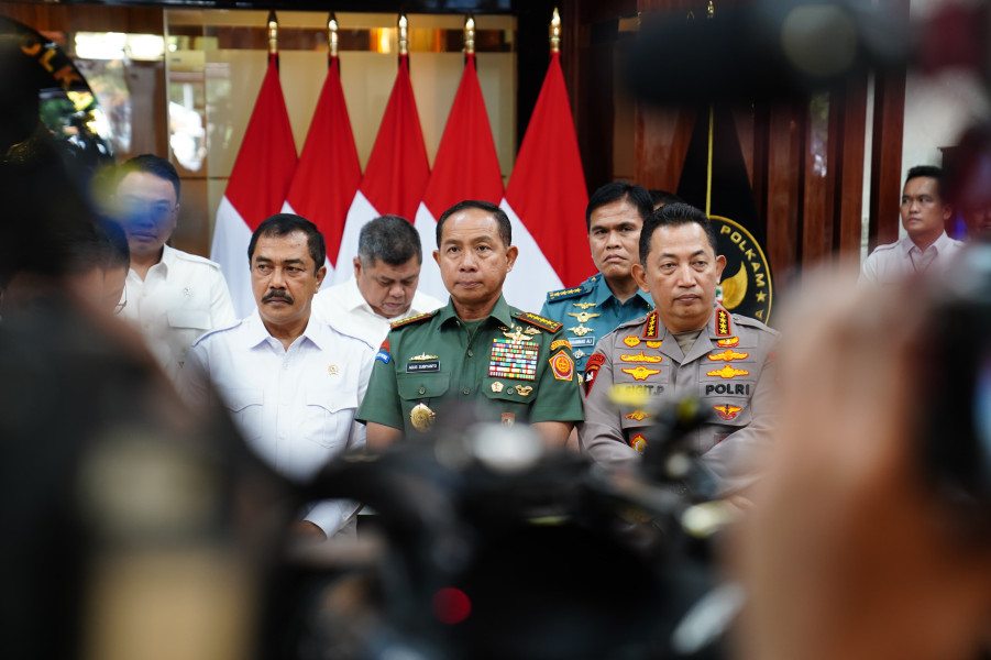 Panglima TNI Hadiri Rakor Tingkat Menteri di Kemenko Polkam RI