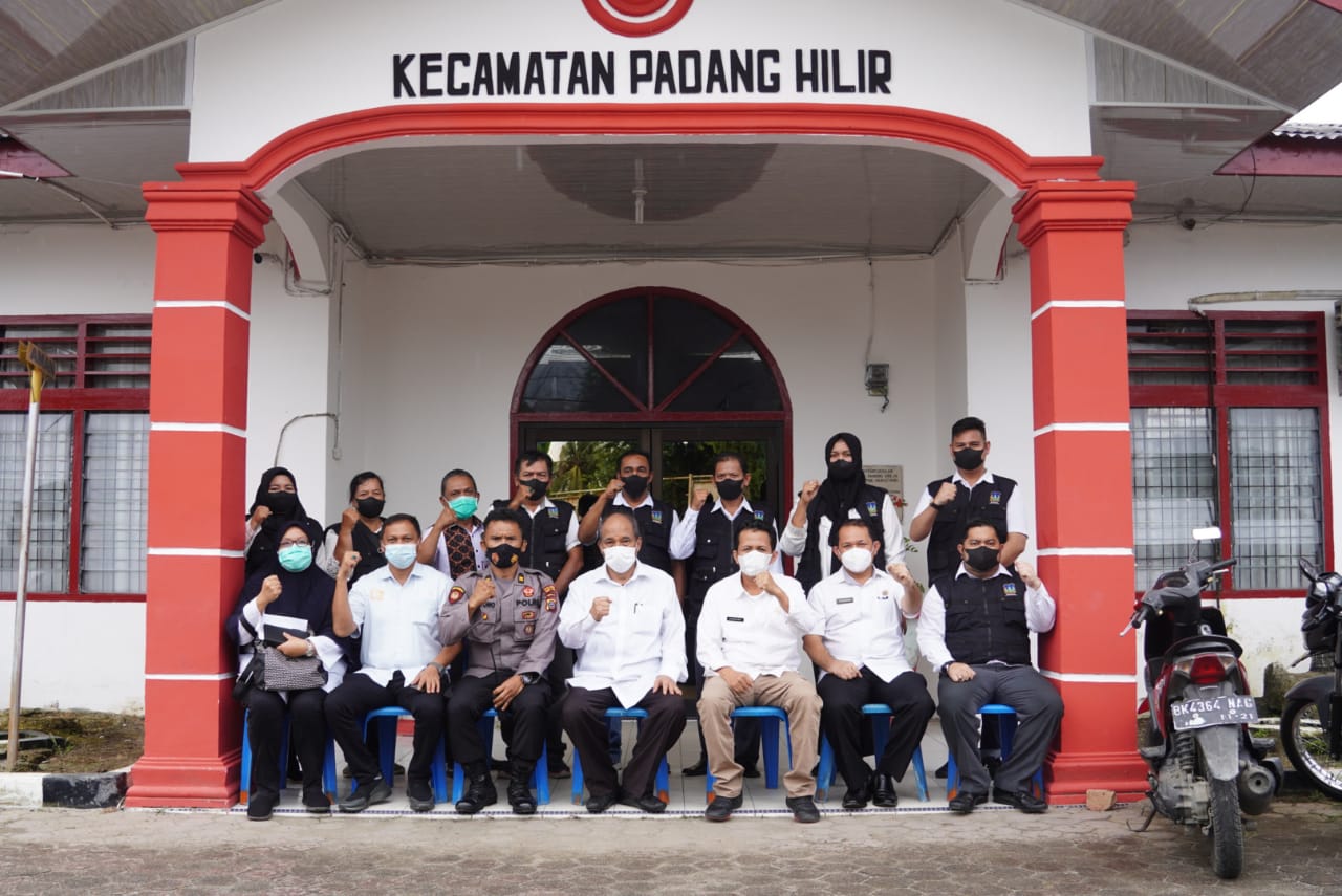 Walikota Tebing Tinggi Tinjau Penangan Covid-19 di Dua  Kecamatan