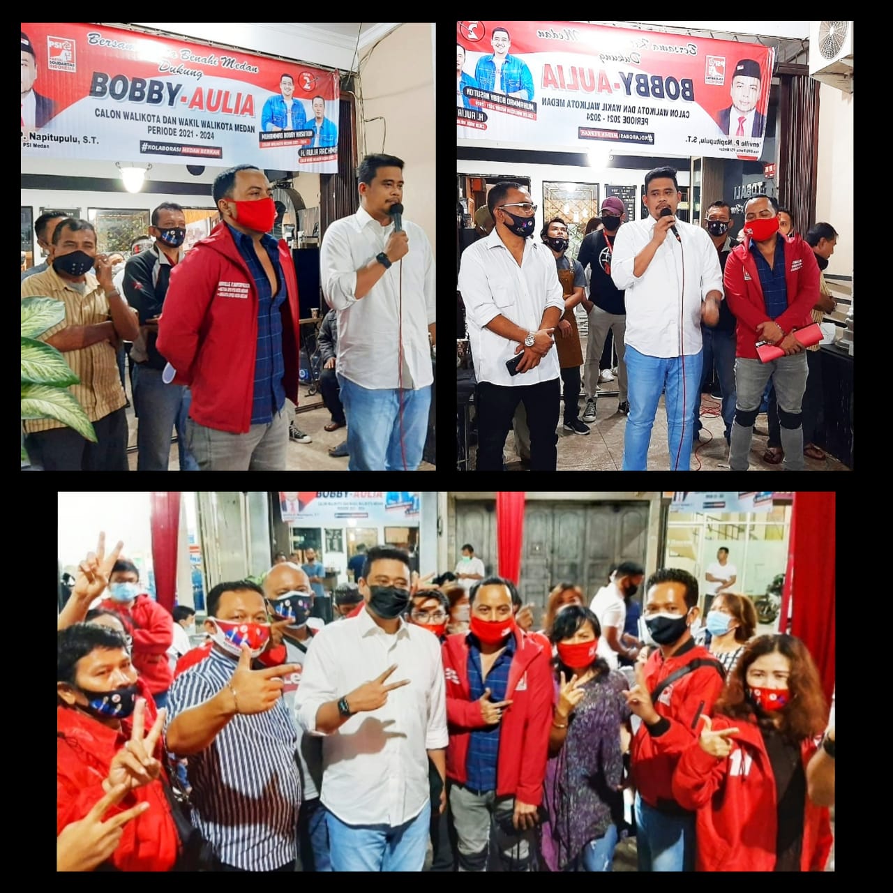 RENVILLE  NAPITUPULU ( PSI ) KOORDINIR  KOPDAR KELUARGA BESAR NAPITUPULU DENGAN  BOBBY A NASUTION