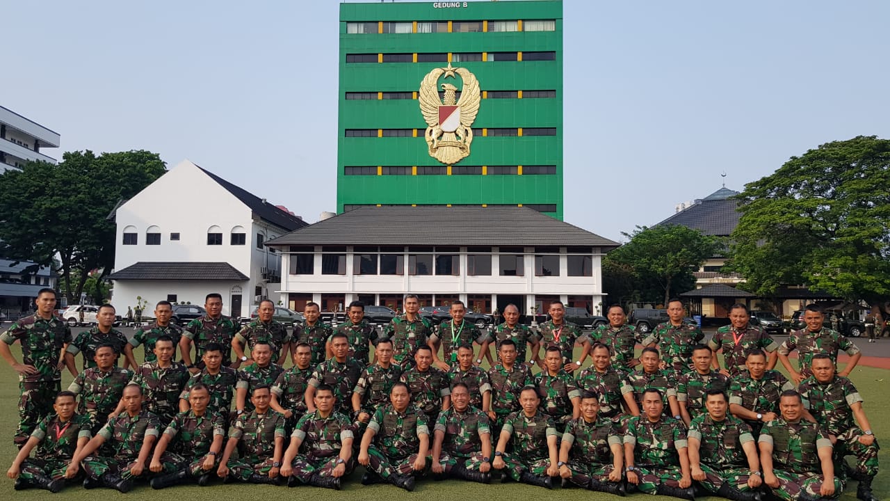 Danrem 022/PT Ikuti Apel Danrem dan Dandim Terpusat TA 2019 di Mabes TNI AD 