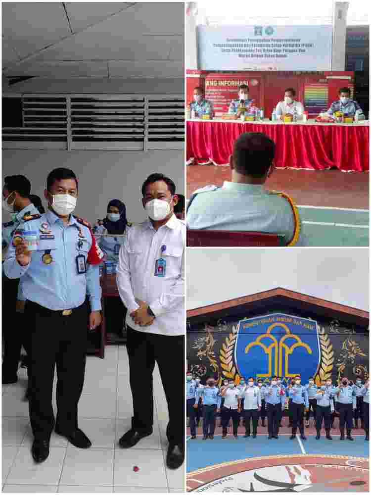 BNN Gelar Sosialisasi  P4GN di Rutan Kelas II B Dumai