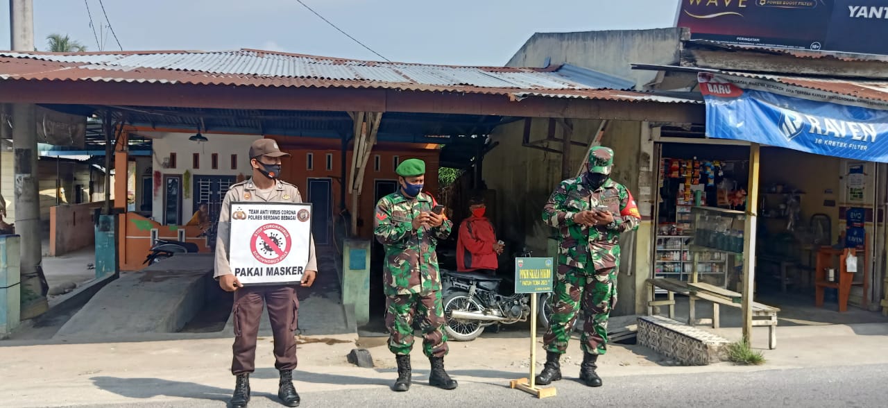 Polsek Teluk Mengkudu Gelar Operasi Yustisi Prokes PPKM