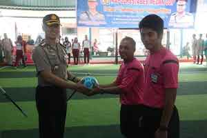 Turnamen Futsal Piala Kapolrestabes Medan Sambut HUT RI Ke-73