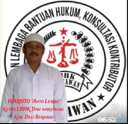 Ketua LBHK Wartawan Kabupaten Deli Serdang Mengutuk Keras Tindakan Oknum OKP Penganiaya Wartawan