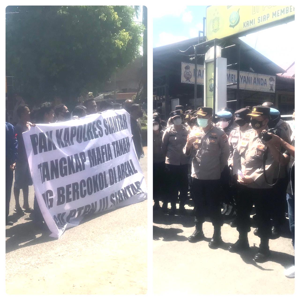 Aliansi Gerakan Mahasiswa dan Pelajar Merah Putih Sebut Penggarap di HGU PTPN III Adalah Mafia Tanah