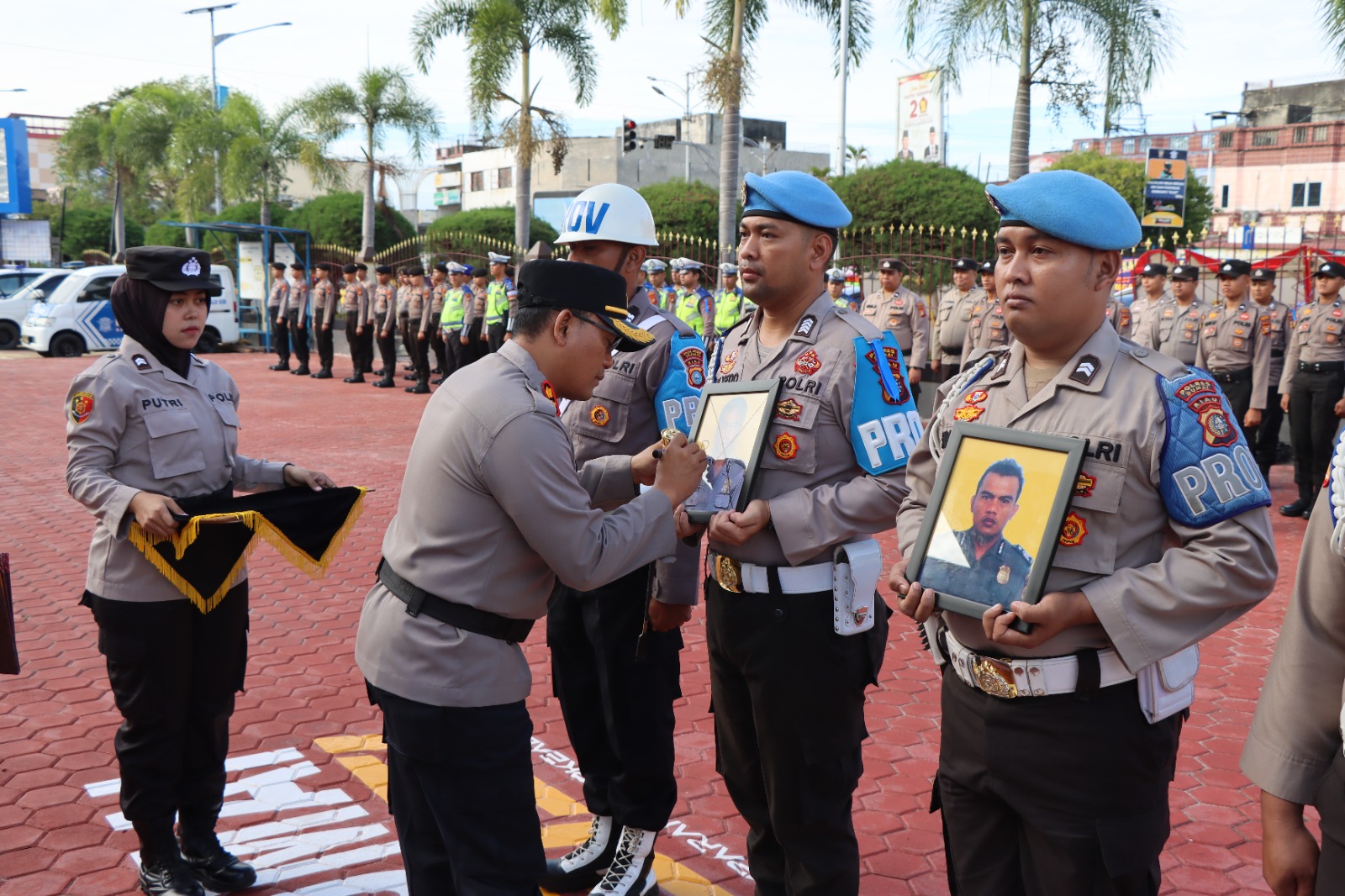 Kapolres Dumai AKBP Nurhadi Ismanto Pimpin Sertijab Kasat Reskrim dan Pelepasan Purna Bakti Personil