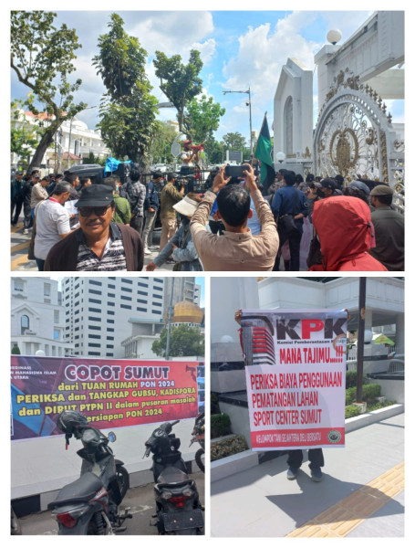 Periksa dan Tangkap GUBSU, Kadispora, Dirut PTPN  II dalam Pusaran Masalah Sport Centre