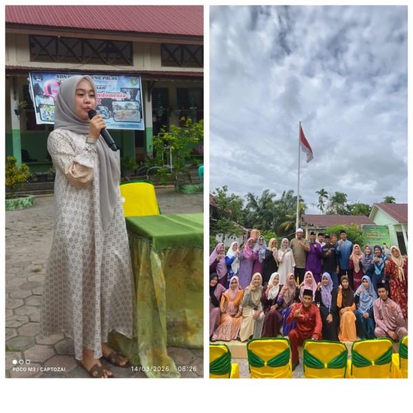 Anggota DPRD Ananda Putri Salsabila Apresiasi Kegiatan Penutupan Pesantren Ramadhan SDN 009 Tanjung Palas Jaya Mukti