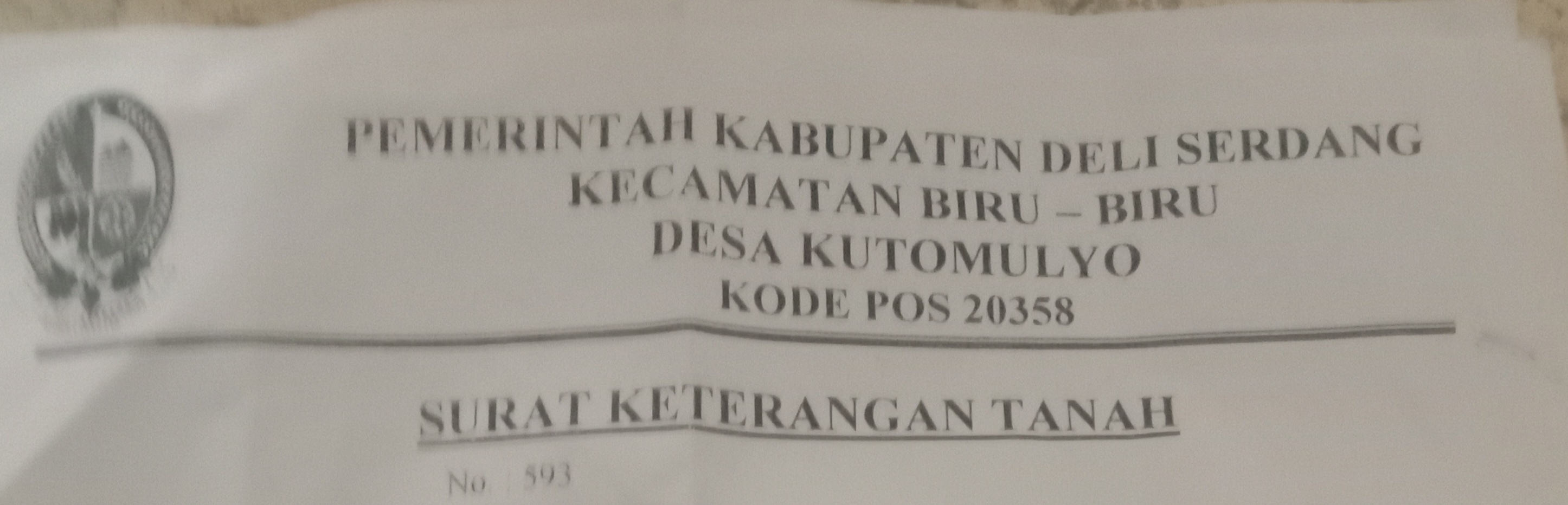 Kades Kutomulyo Diduga Pasang Tarif  dalam Pengurusan SKT Ani br Sembiring