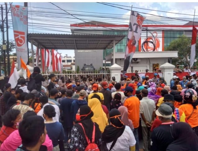 Aksi Demo Lahan Ex HGU PTPN2 Tanjung Morawa kembali Menghangat, Ini Penjelasan BPN Sumut