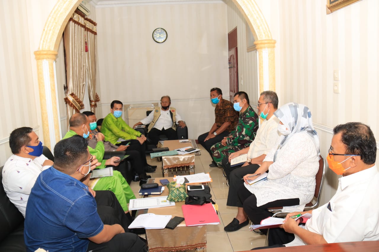Tim Gugus Tugas dan Forkopimda Sergai Gelar Rapat Realisasi 51.084  KK Bantuan Pemprovsu