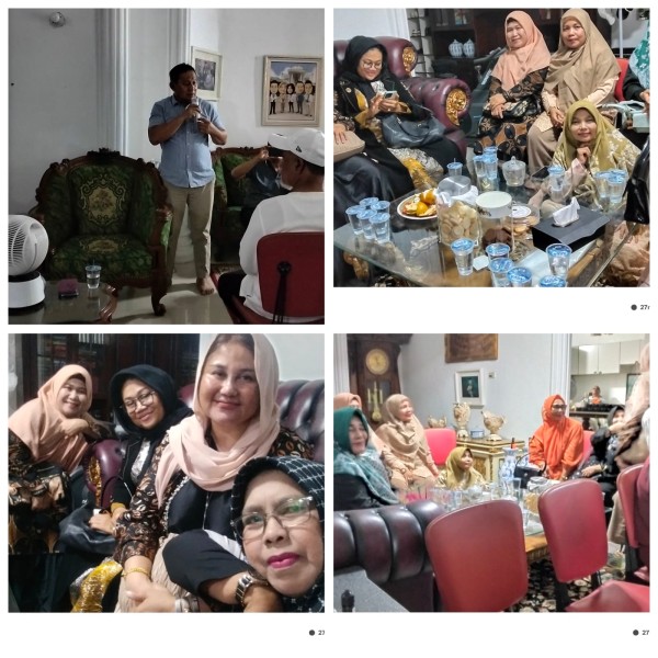 Relawan Idaman Gelar Halal Bihalal di Rumah Ketua Umum terjalin silaturahmi yang baik