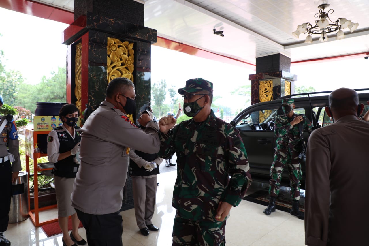 Pangdam I/BB Mayjen TNI Irwansyah  Kunker ke Polda Sumatera Utara