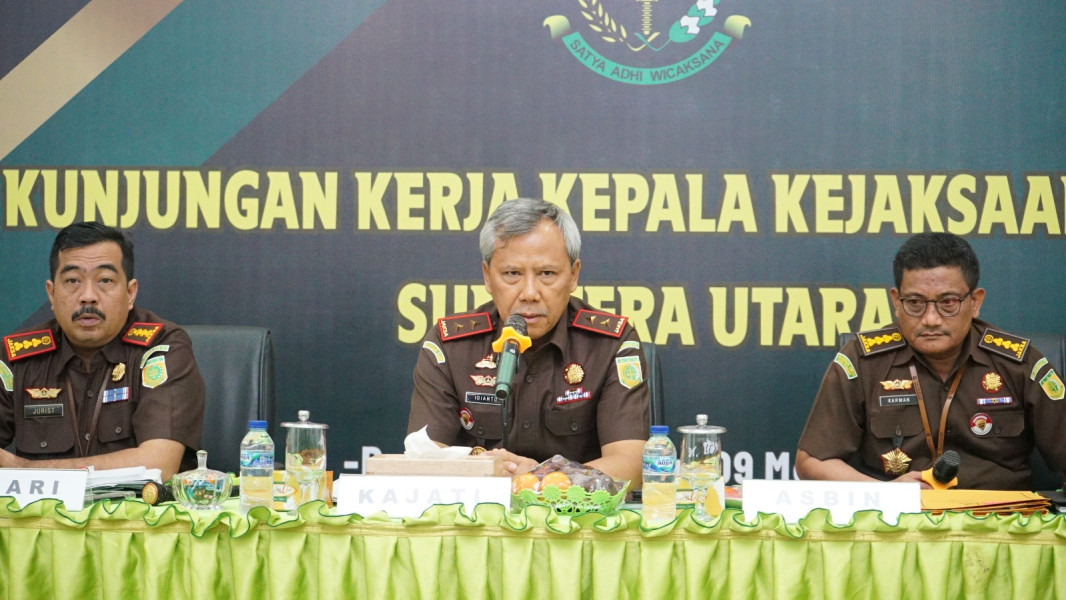 Kajati Sumut Kunker ke Kejari Pematang Siantar Cek Posko Pemilu