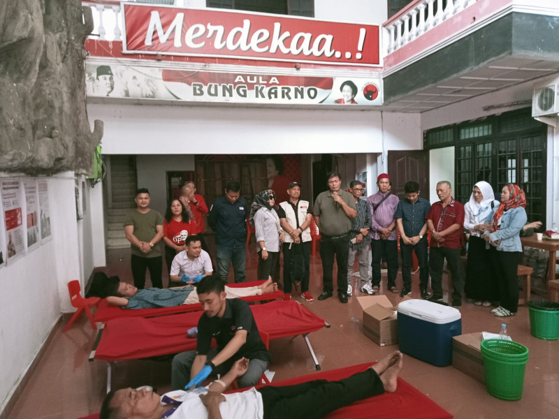 Sambut HUT RI ke 78, Ketua MPG Sumut Budiman Nadapdap Sukses Adakan Kegiatan Donor Darah
