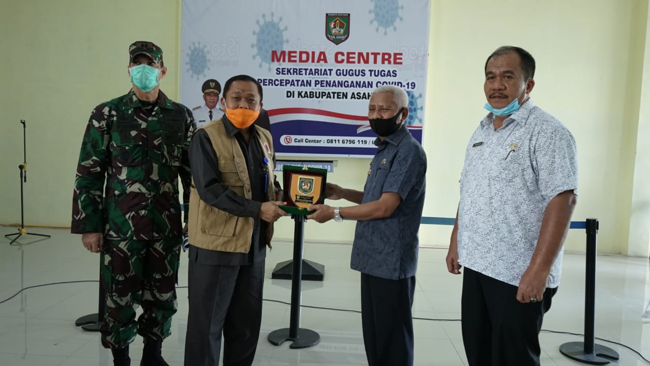 Dalam Rangka Evaluasi Percepatan Penanganan Covid - 19,  BNPB RI Lakukan Kunjungan Kerja Ke Asahan