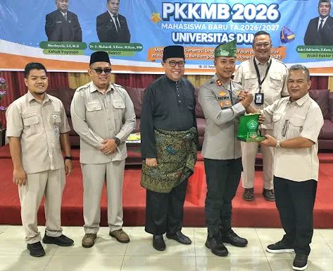 Kapolres Dumai Ajak Mahasiswa Baru Implementasikan Cinta Tanah Air dan Peduli Lingkungan
