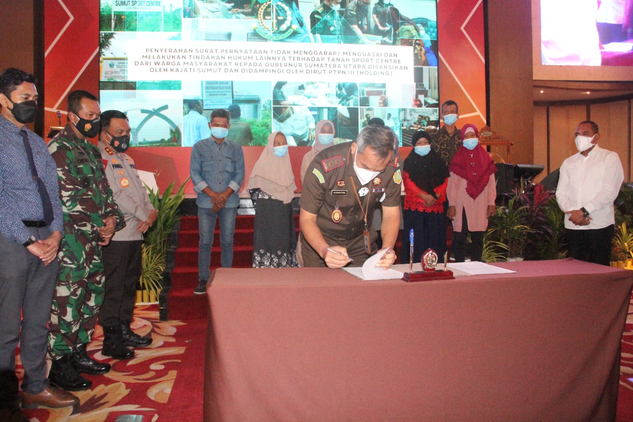 Kejati Sumut Lakukan Penyelamatan Aset Pemprov Sumut