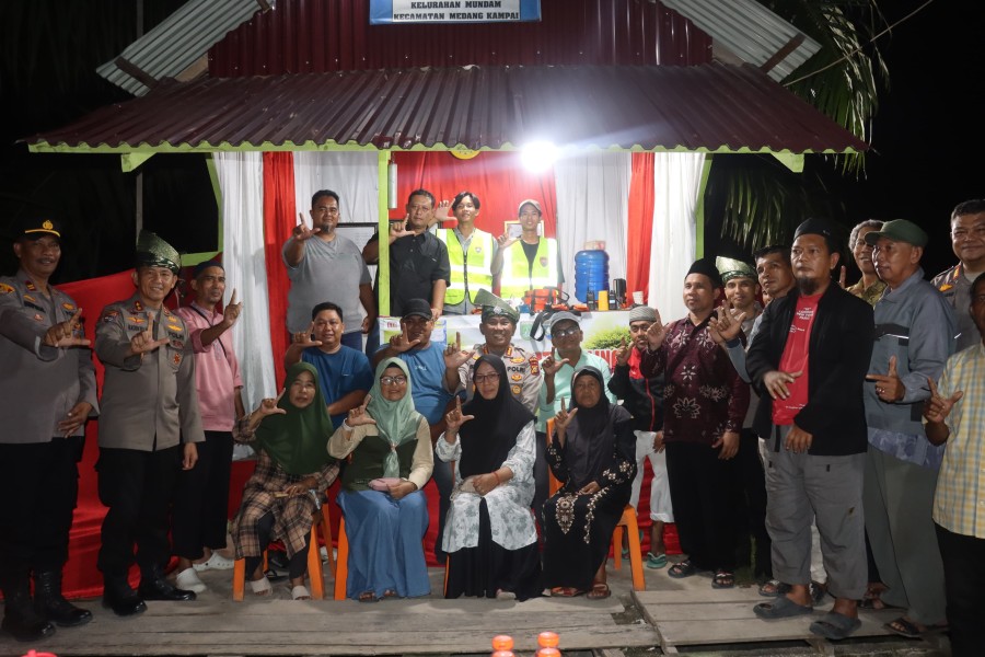 Dir Binmas Polda Riau Kunjungi Satkamling Dumai, Tegas kerjasama Masyarakat Harus Diperkuat