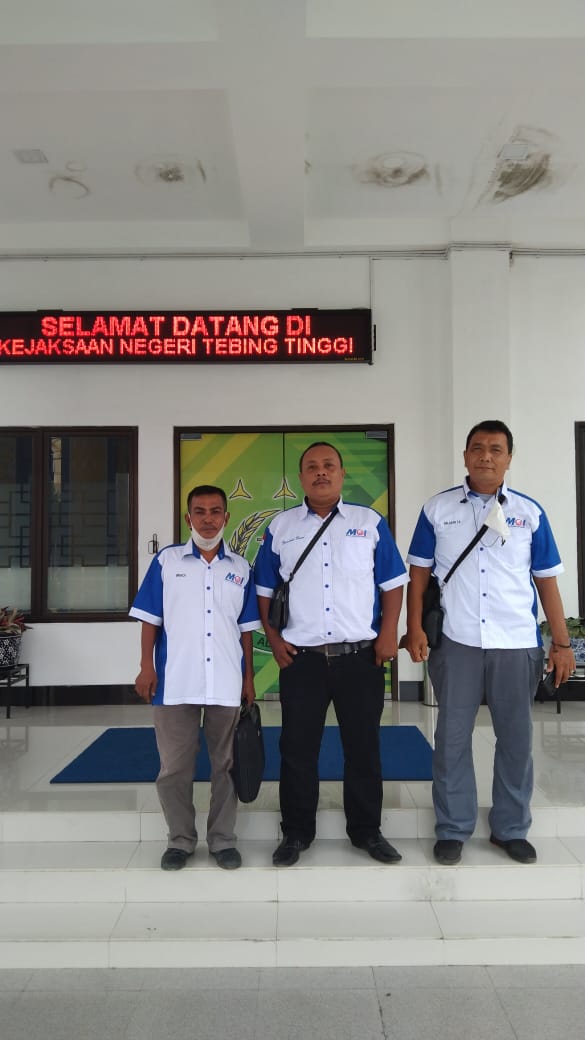 DPC  MOI Beraudiensi ke Kejari Tebing Tinggi