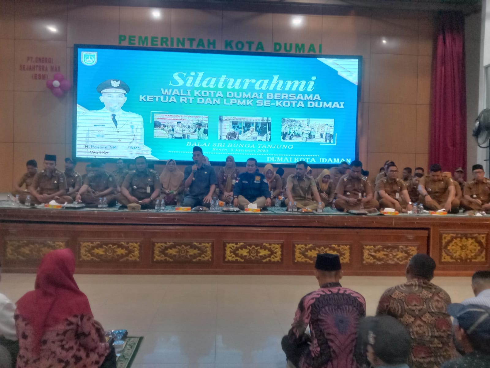 Walikota Paisal Silaturahmi Bersama Ketua RT dan LPMK Kelurahan Se-Kota Dumai
