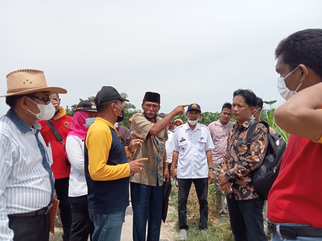 Soal Tapal Batas, Kades Bagan Kuala: Tanah di Zone C itu Berada di Desa Sei Gelam