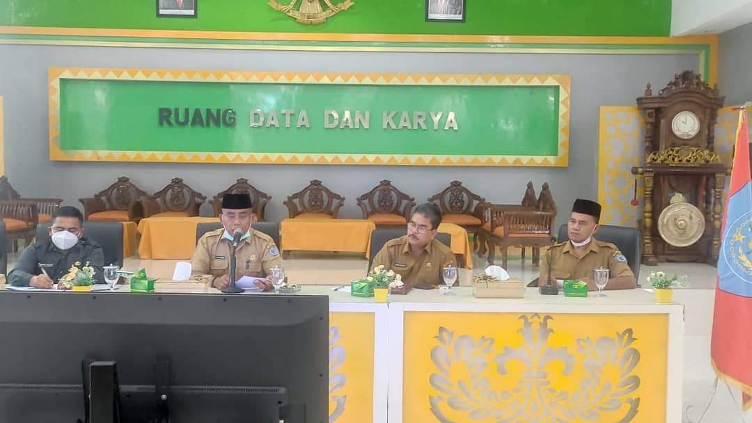 Diskominfo Labuhanbatu gelar rapat pembahasan penyelenggaraan Satu Data Indonesia