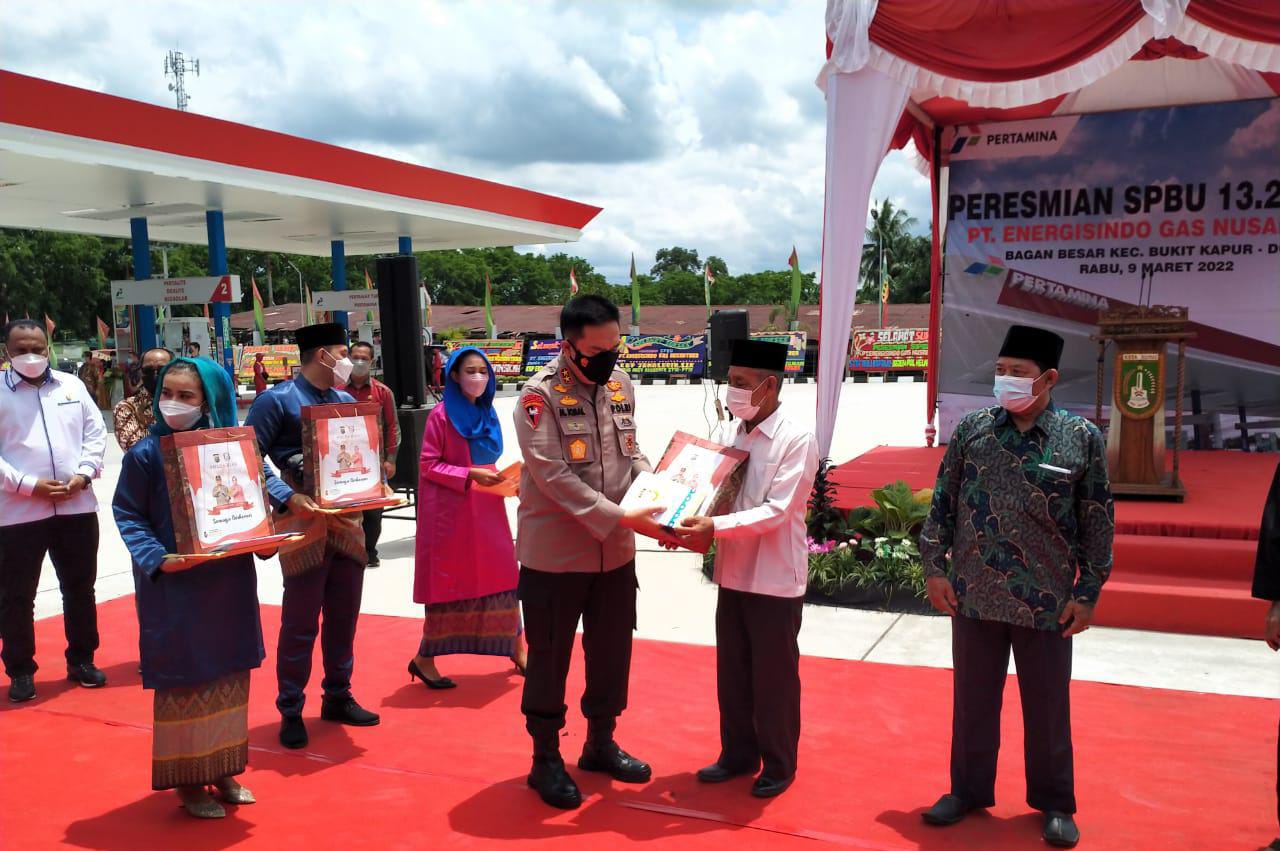 Kapolda Riau M Iqbal Resmikan SPBU Jalan Lintas Dumai-Duri