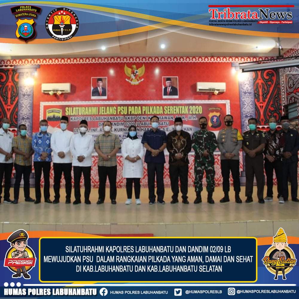 Kapolres Labuhanbatu Gelar Silaturahmi untuk Menghadapi Pelaksanaan PSU