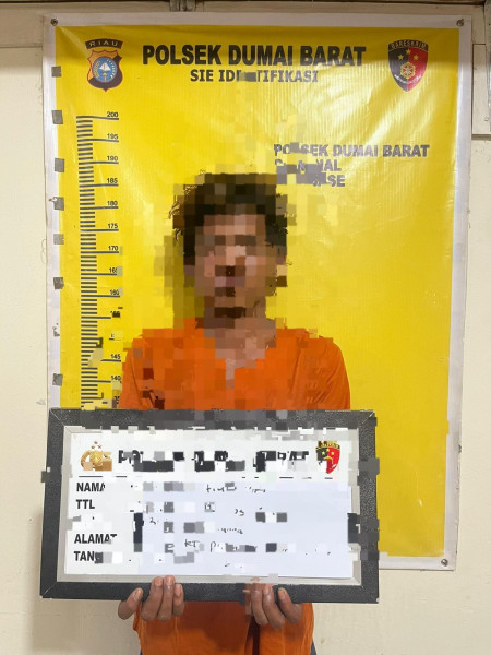 Polsek Dumai Barat Berhasil Menangkap Pria Berinisial Al Dugaan Penyalahgunaan Narkotika