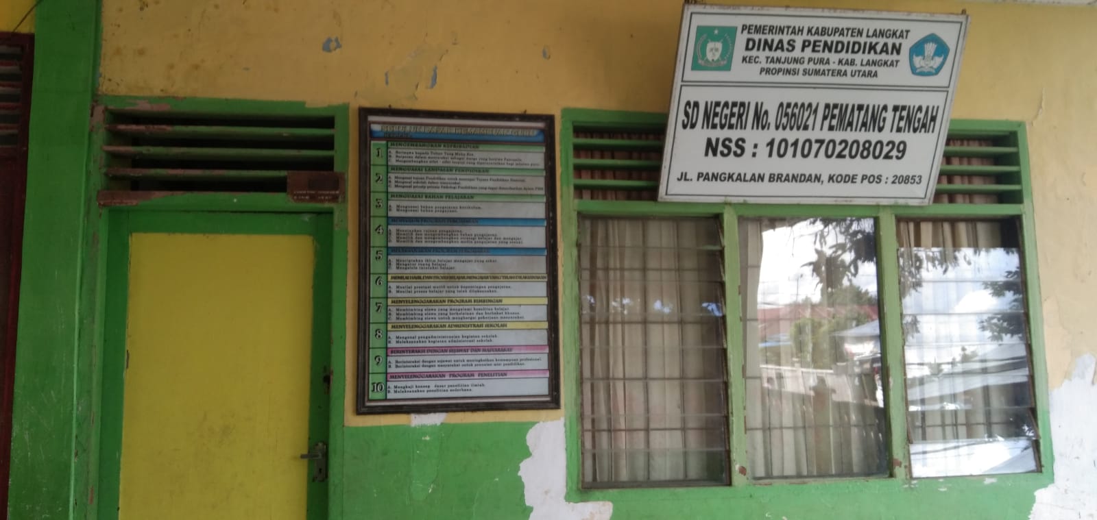 Sekolahnya Tak Layak, Kepsek SD Negri 056021 Langkat Minta Wartawan Periksa Sekolah Lain