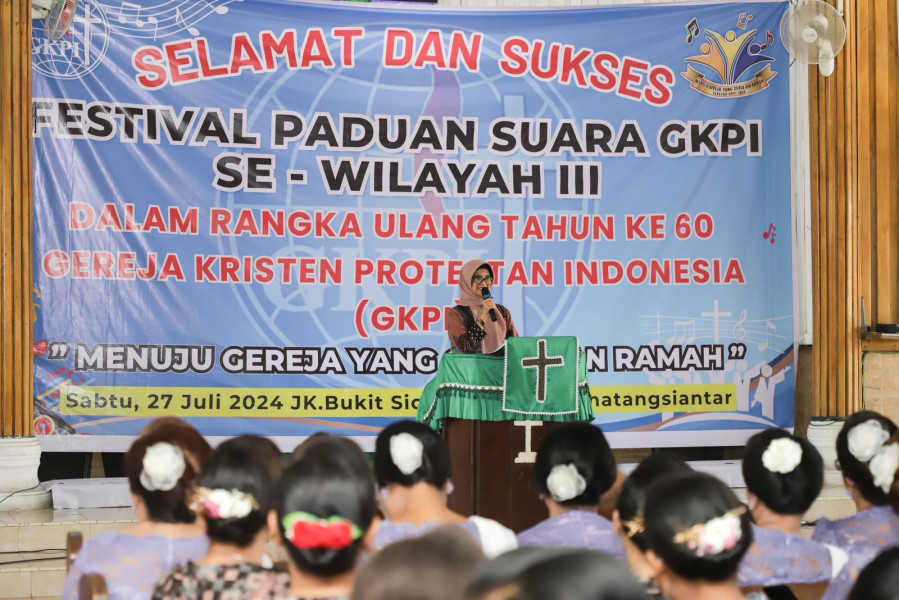 Wali Kota Hadiri Pembukaan Festival Paduan Suara GKPI se-Wilayah III