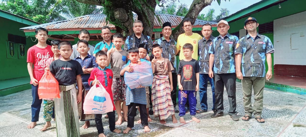 PAC.IPK Rantau Utara berikan nasi kotak untuk Panti Asuhan Putra  Muhammadiyah