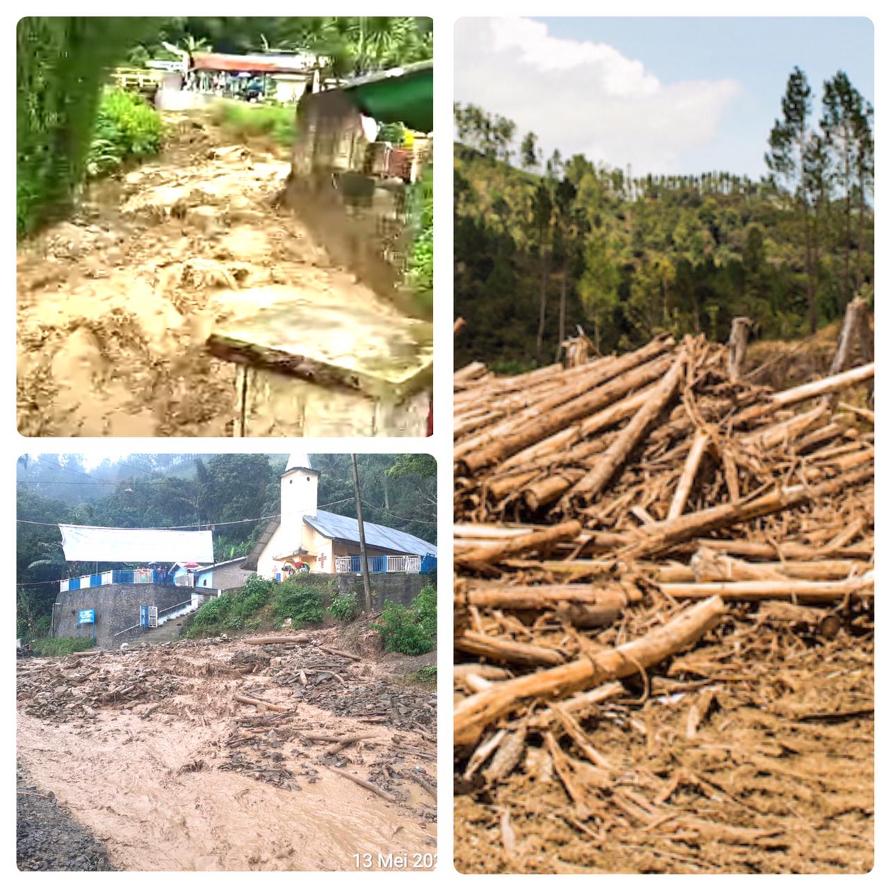 KSPPM Tuding Selain Cukong, PT TPL Terlibat Kerusakan Hutan Penyebab Banjir Parapat