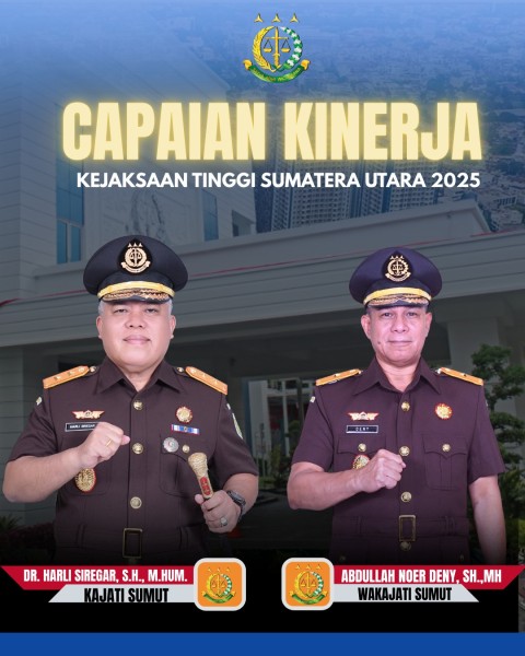 Publikasi Capaian Kinerja Jajaran Kejaksaan Tinggi Sumatera Utara Tahun 2025