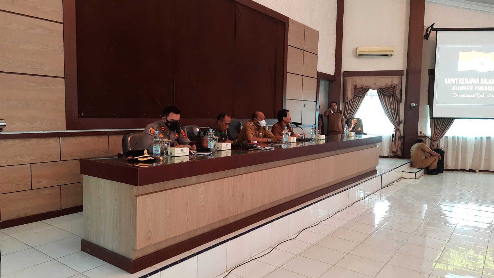 Kapolres Langkat Hadiri Rapat Kesiapan dalam Rangka Kunker Presiden RI