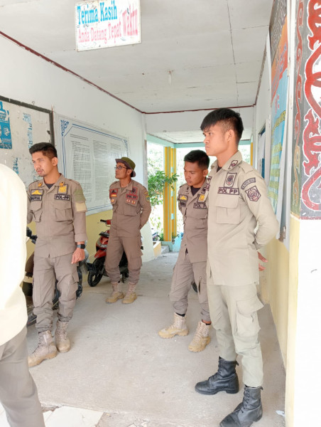 SATPOL PP, DAMKAR DAN PENYELAMATAN KABUPATEN PAKPAK BHARAT SOSIALISASIKAN TRANTIBUM