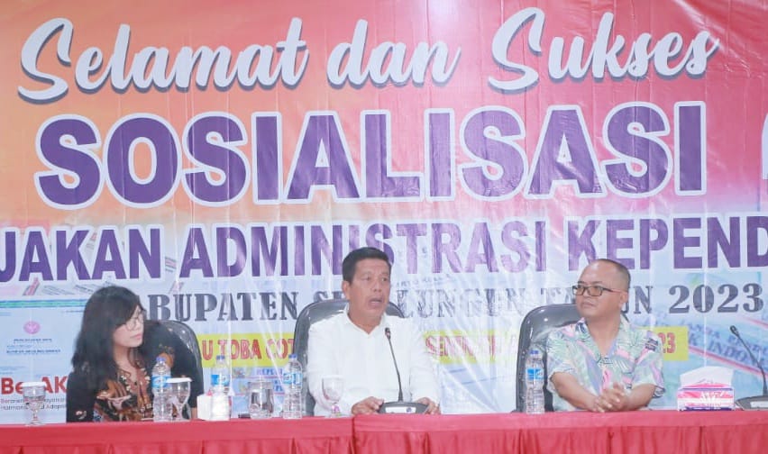 Pemkab Simalungun Gelar Sosialisasi Kebijakan Adaministrasi Kependudukan