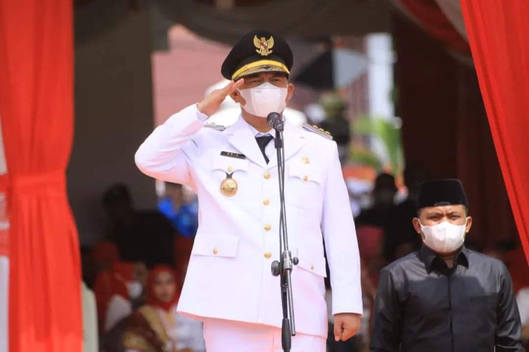 Upacara HUT Kemerdekaan RI ke 77 Tahun 2022  di Kabupaten Labuhanbatu