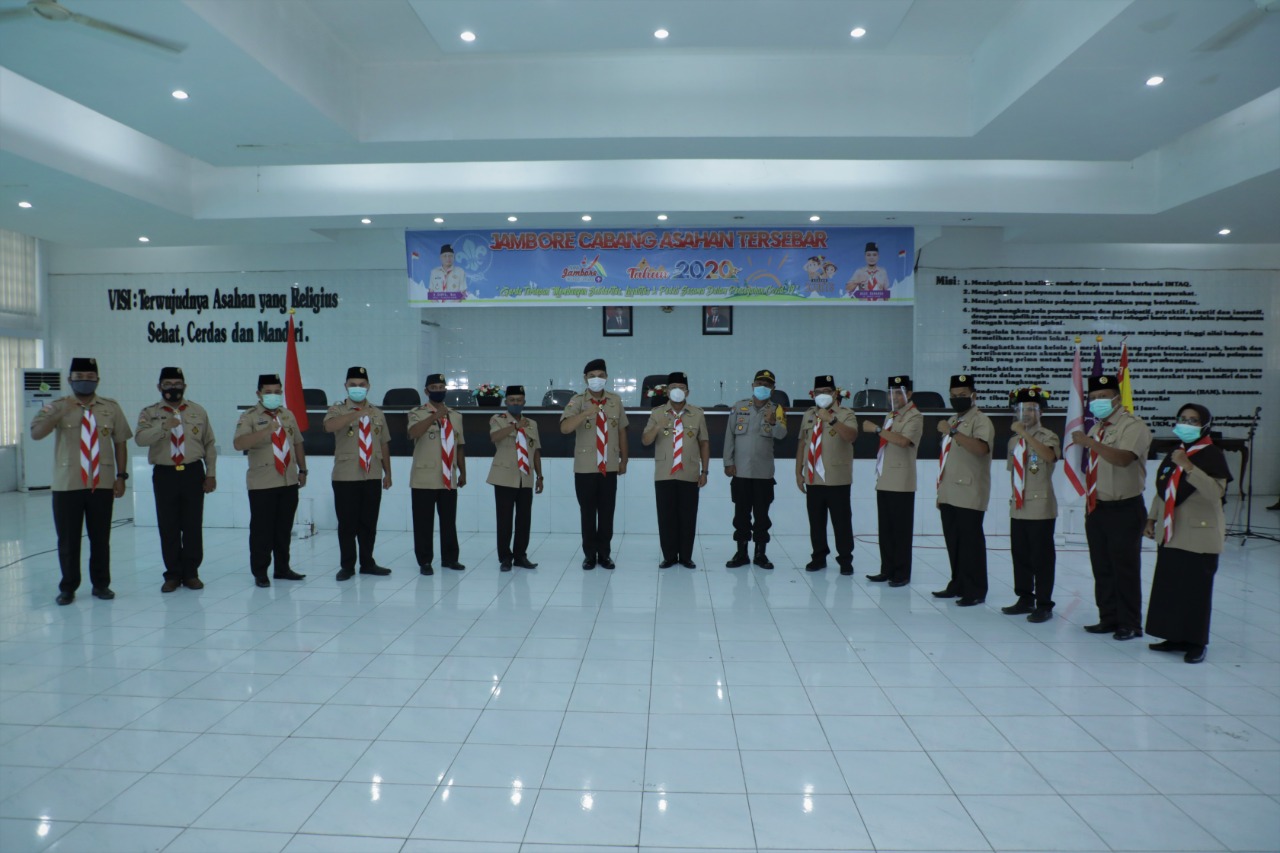 Sekdakab Asahan Buka Jambore Cabang Tahun 2020
