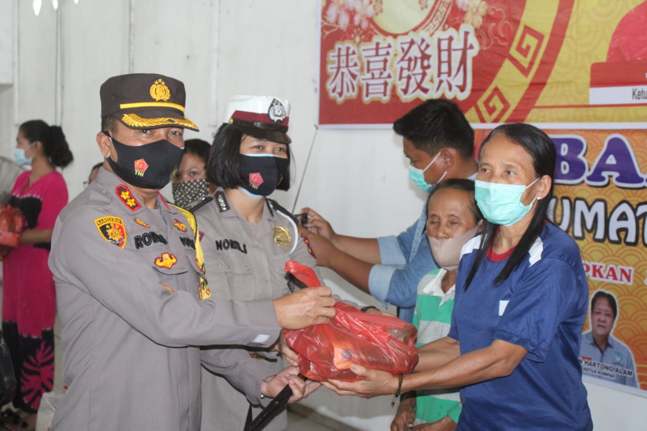 Kapolres Serdang Bedagai Hadiri Baksos Jelang Imlek 