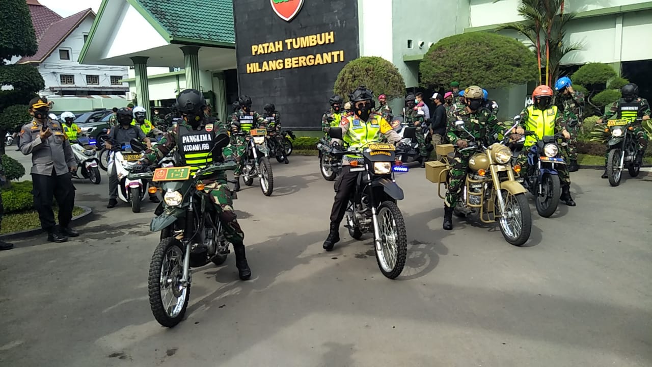 Kapoldasu dan Pangdam I /BB Patroli bersama Jamin Keamanan Peringatan Paskah dan Bulan Ramadhan 