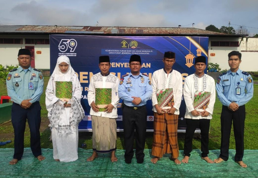 7.742 NARAPIDANA DI RIAU TERIMA REMISI IDUL FITRI TAHUN 2023, 36 DIANTARANYA LANGSUNG BEBAS