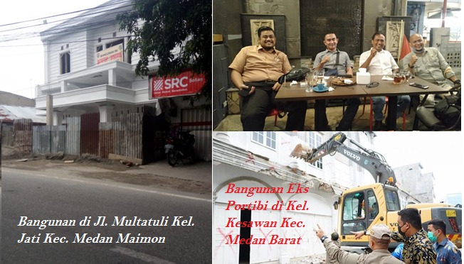 Pemko Medan Tak Tegas, Terkait Bangunan Tanpa IMB Memberikan Sanksi Yang Berbeda