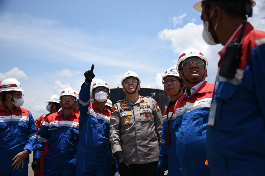 Pastikan Proses Recovery Kilang Berjalan Baik, Direksi Pertamina Kunjungi PT KPI RU Dumai